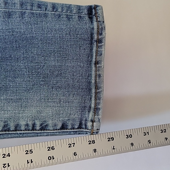 American Eagle Outfitters Slim Straight Leg Jeans Lt Wash Size 29x30 - Picture 10 of 14